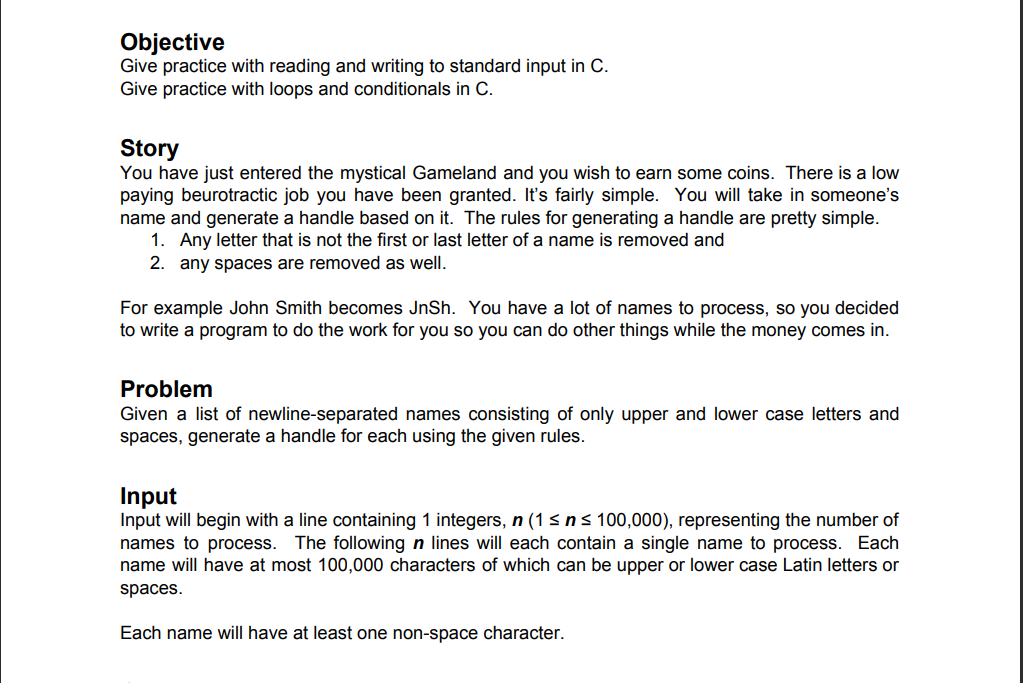 Solved Objective Give practice with reading and writing to | Chegg.com