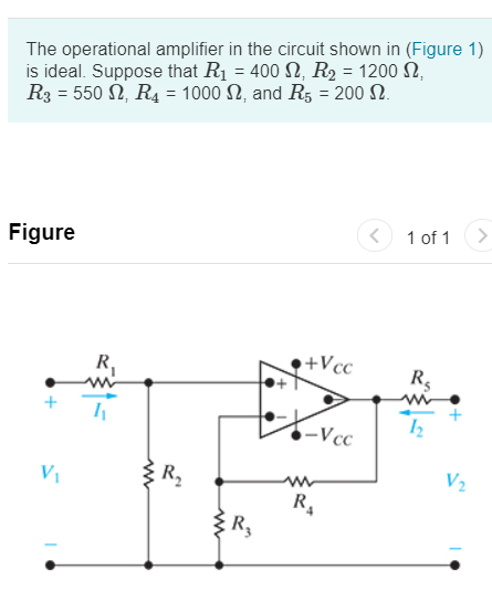 Solved The Operational Amplifier In The Circuit Shown In | Chegg.com