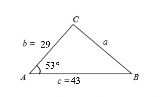 Solved Solve ∆ABC subject to the given conditions, if | Chegg.com