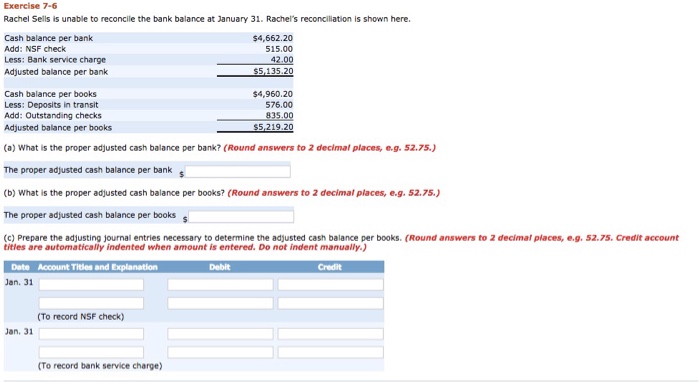 solved-rachel-sells-is-unable-to-reconcile-the-bank-balance-chegg