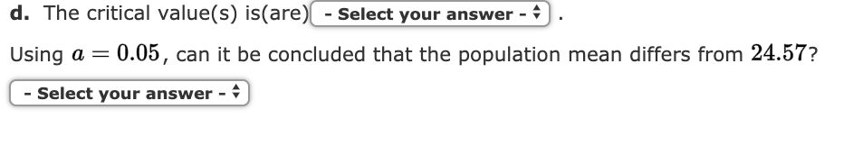 Solved DROP DOWN OPTIONS A. 1, 2, 3 B. 1, 2, 3 D1. 1.645, | Chegg.com