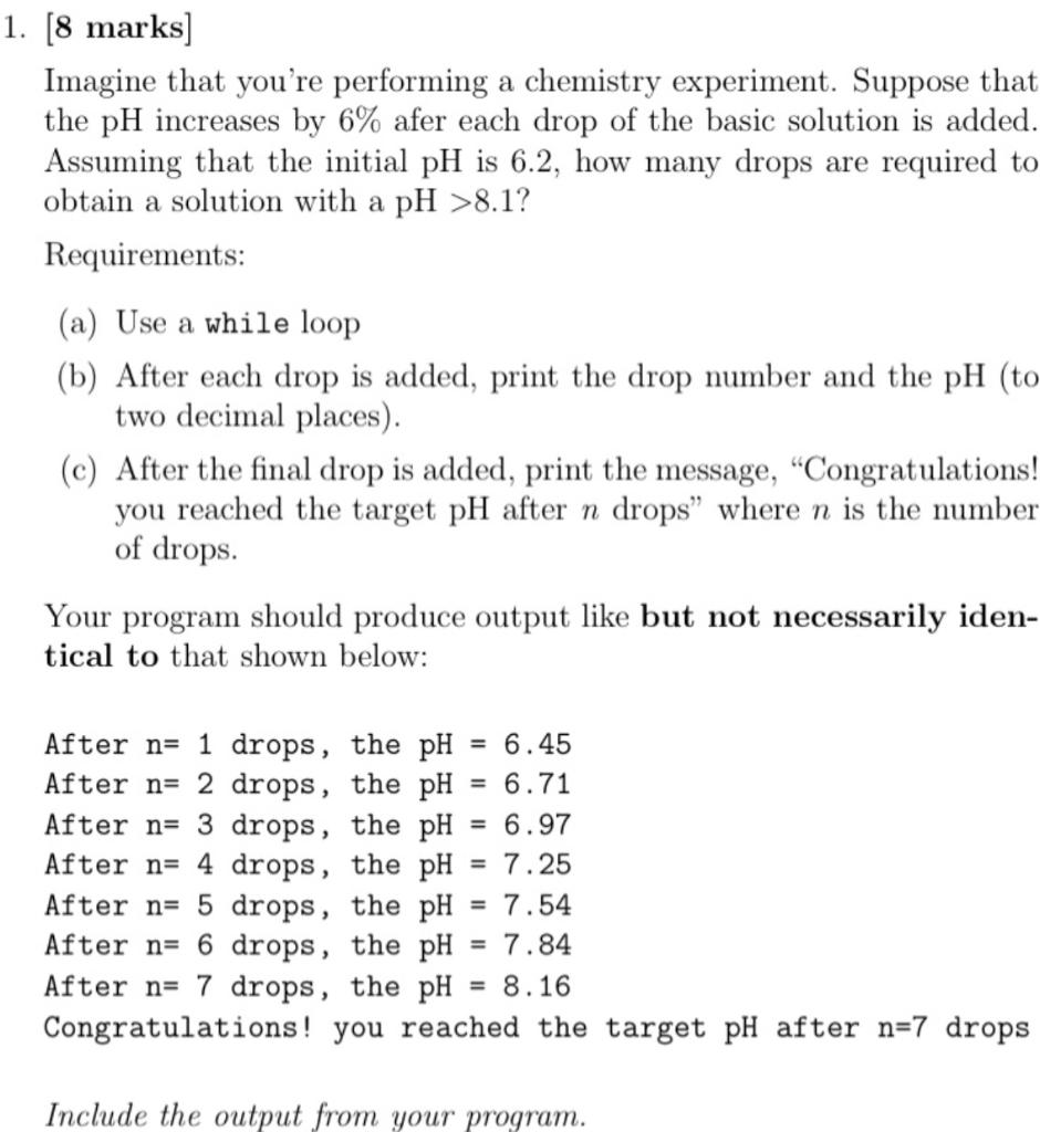 Solved You can submit your assignment as a Python program | Chegg.com