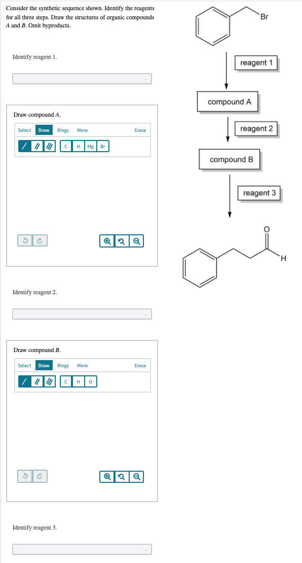 Solved Consider the synthetic sequence shown. Identify the