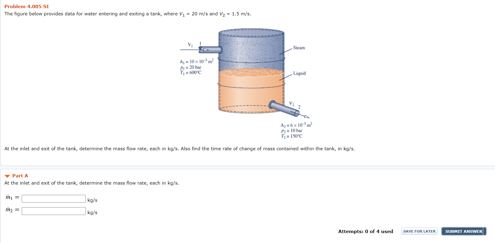 Solved Problem 4.005 SI The figure below provides data for | Chegg.com
