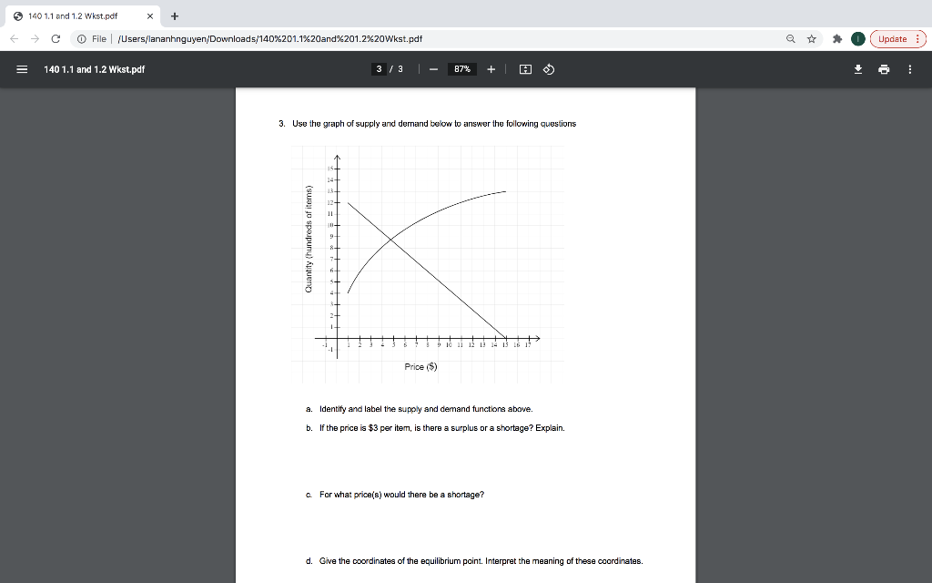 Solved 140 1.1 and 1.2 Wkst.pdf → c O File | Chegg.com