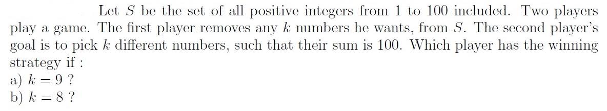 Solved Let S be the set of all positive integers from 1 to | Chegg.com