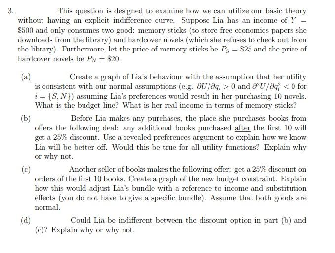 Solved This question is designed to examine how we can | Chegg.com