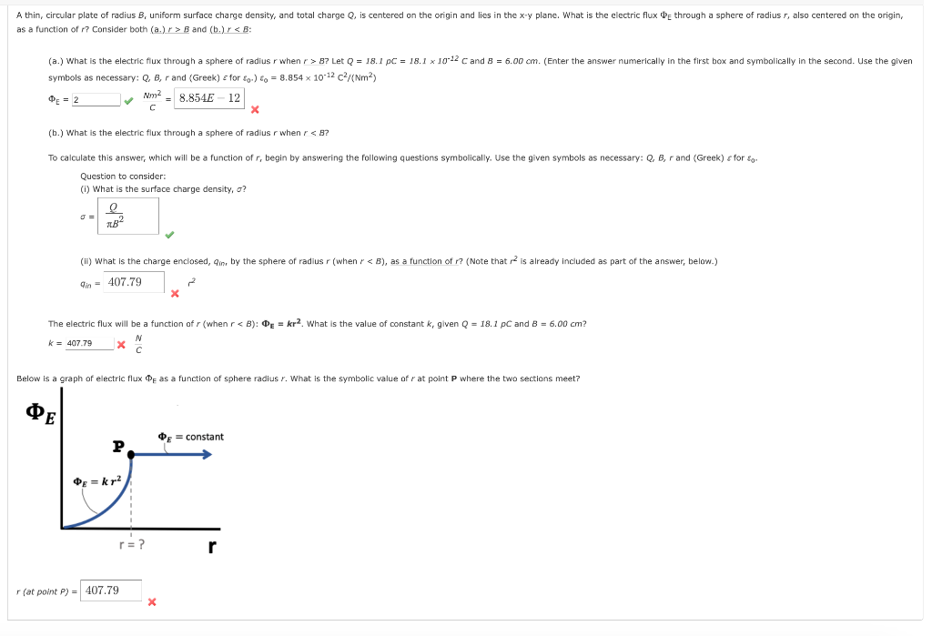 Solved As A Function Of R ? Consider Both (a.) R>B And (b.) | Chegg.com