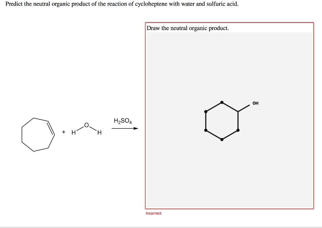 Predict The Neutral Organic Product Of The Reaction