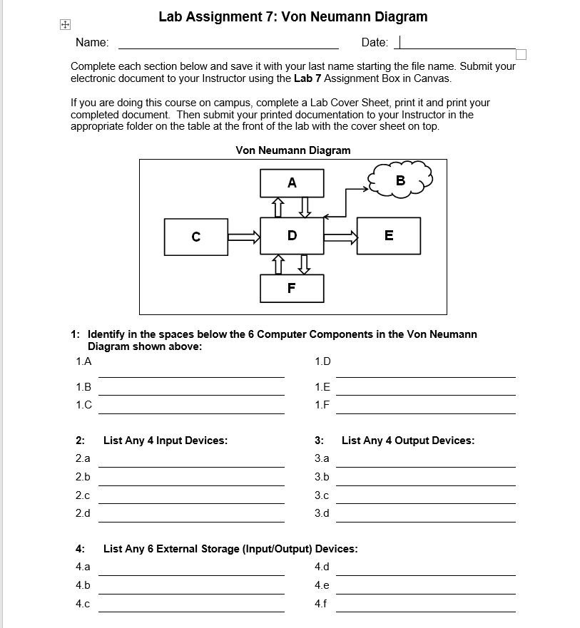 Solved Complete each section below and save it with your | Chegg.com