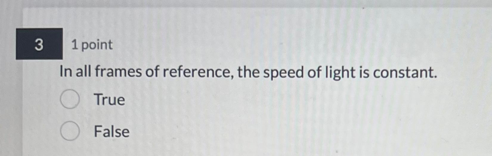 speed of light constant in all reference frames