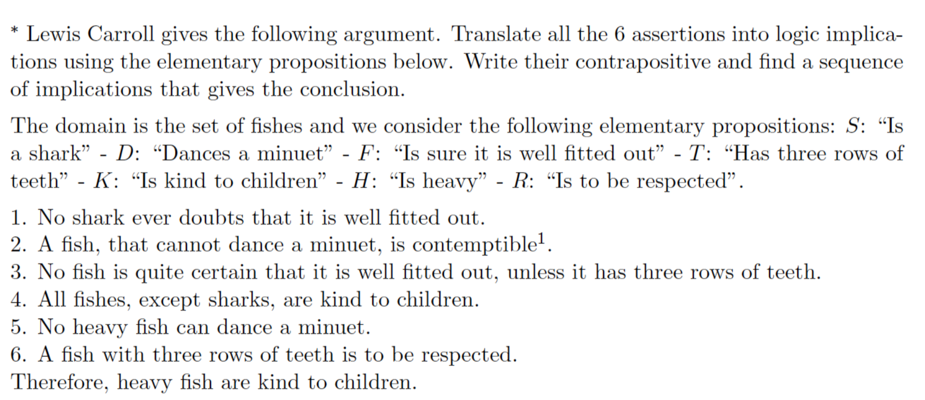 Follow Lewis Carroll's Rules for Online Arguments