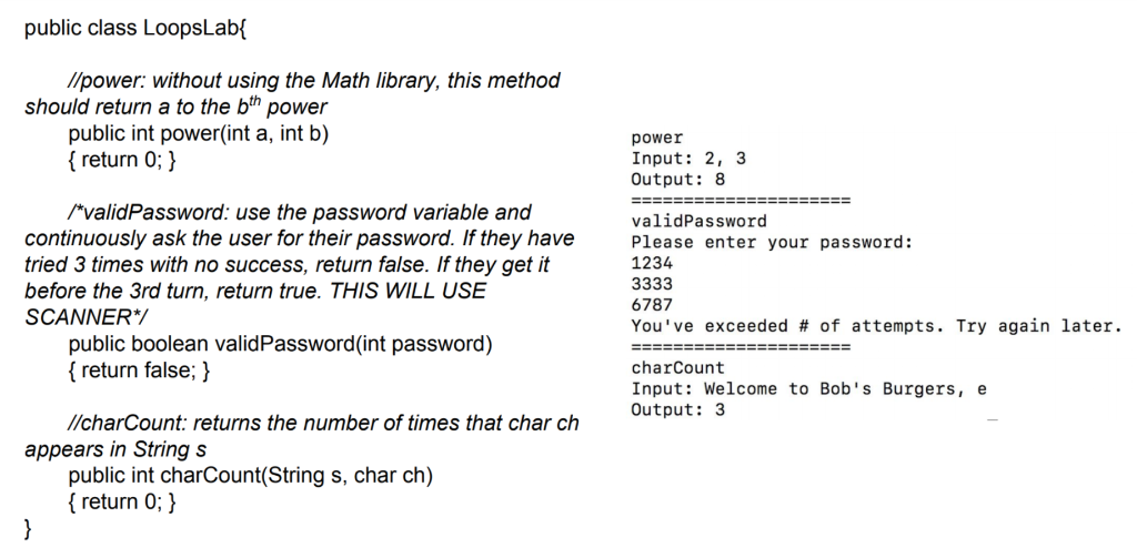 Solved JAVA. Please follow steps and complete program | Chegg.com