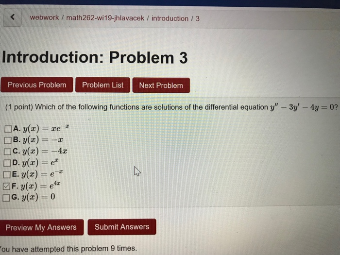 Solved These are differential equation problems. Some of | Chegg.com
