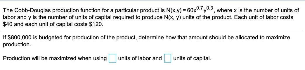 solved-the-cobb-douglas-production-function-for-a-particular-chegg