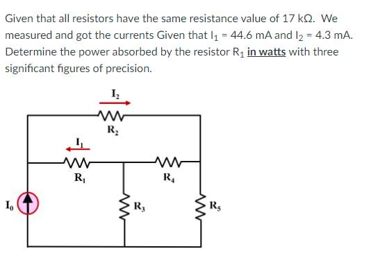 Solved Given that all resistors have the same resistance | Chegg.com