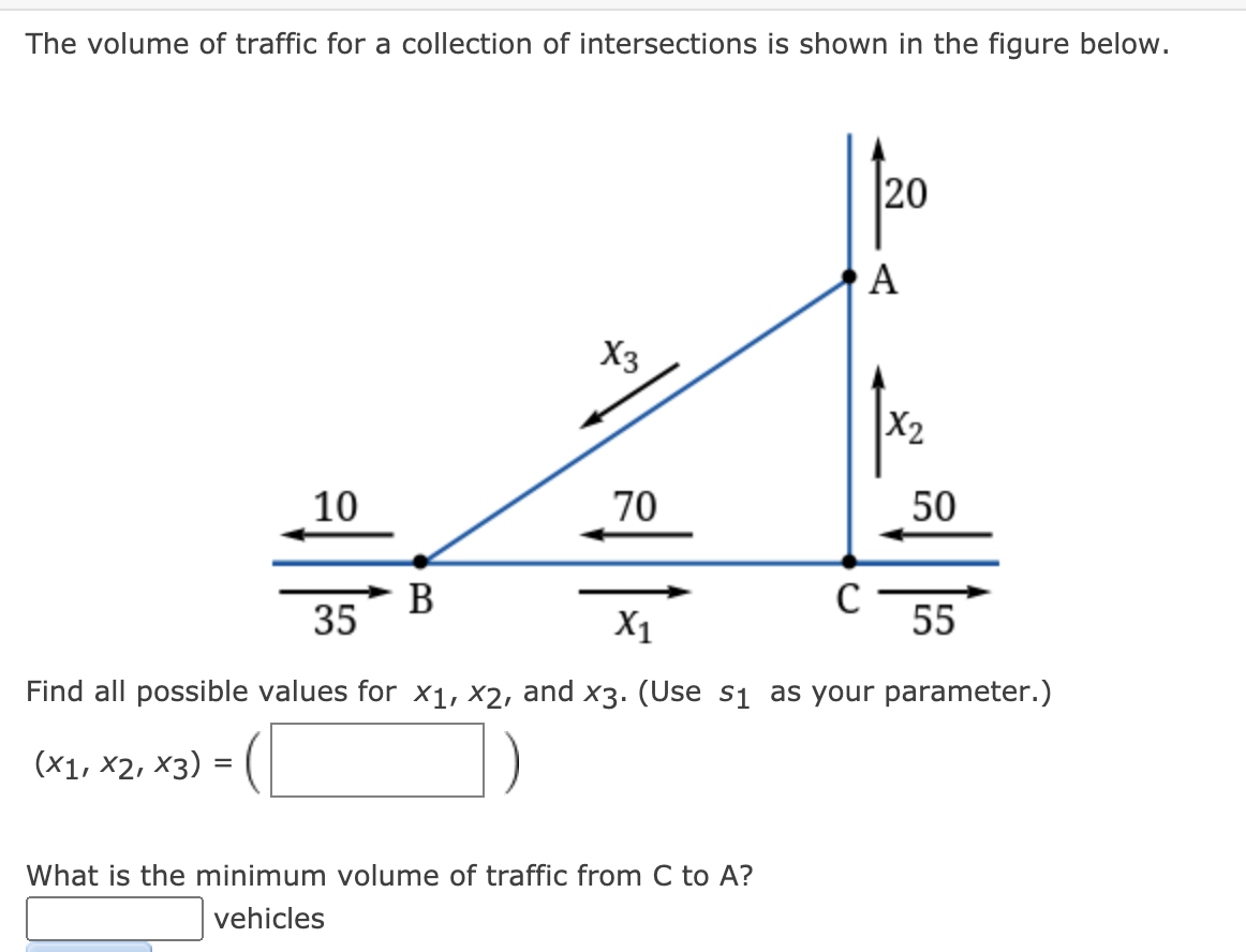 Solved The volume of traffic for a collection of | Chegg.com