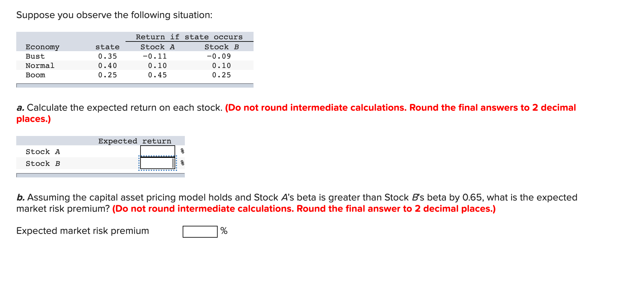 Solved Suppose you observe the following situation: a. | Chegg.com