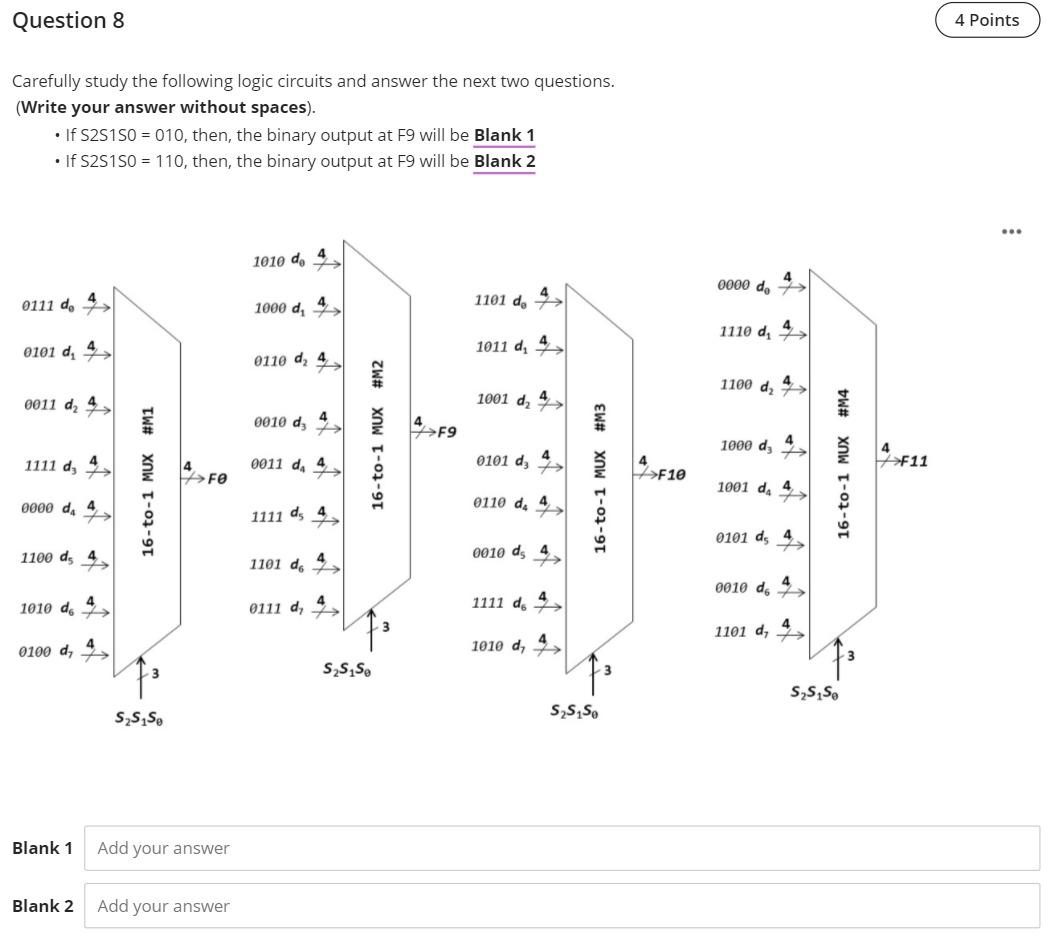 Solved Question 8 4 Points Carefully study the following | Chegg.com