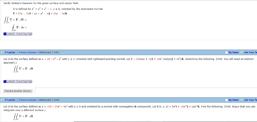 Solved Verify Stokes's theorem for the given surface and | Chegg.com