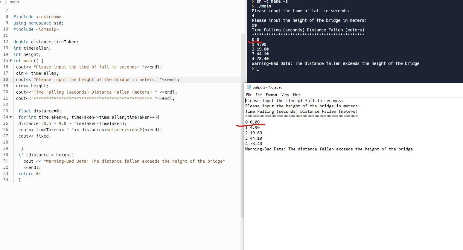 Solved Hello i want my output for this C++ problem to come | Chegg.com