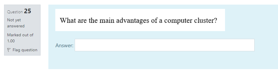 Solved Question 25 Not yet answered What are the main | Chegg.com
