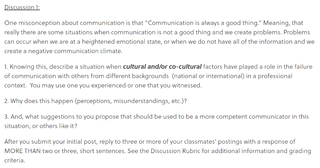 misconception about communication essay