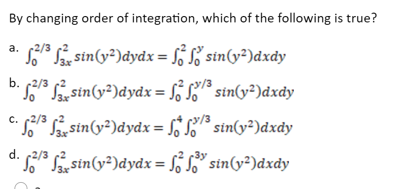 Solved The double integral of product of two functions is | Chegg.com