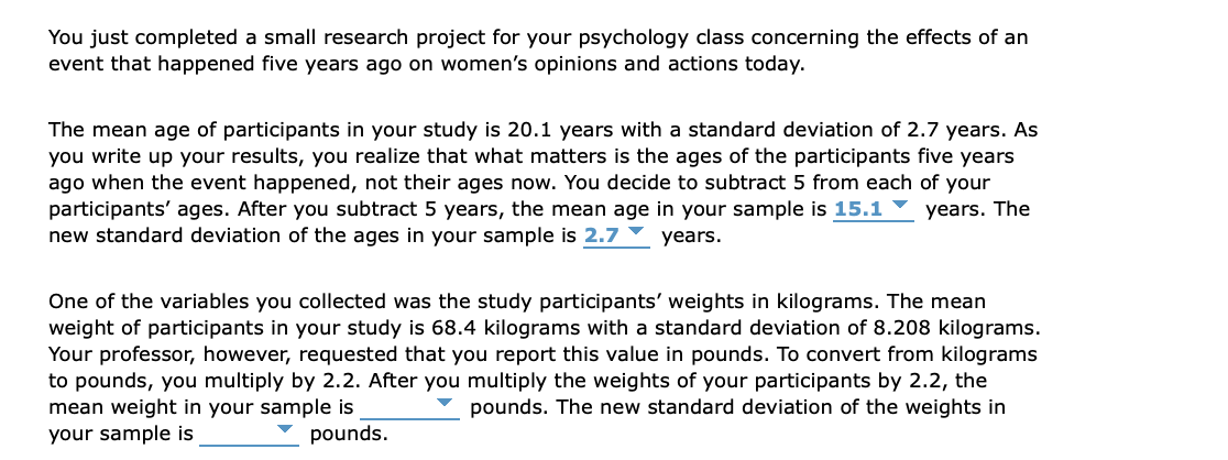 a small research project