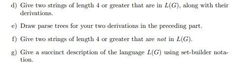 Solved Question 1. Consider the following context-free | Chegg.com