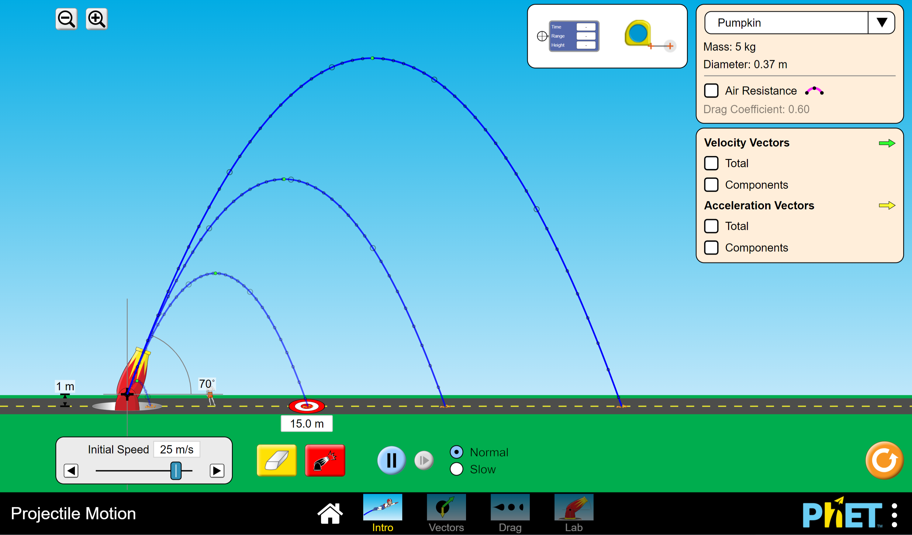 Solved Initial HeightAngleInitial