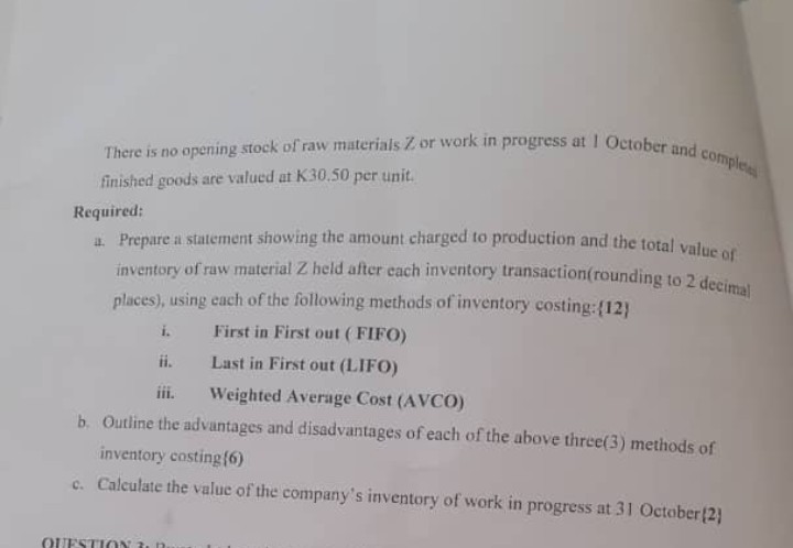 Solved SECTION B: CHOOSE ANY THREE (3) QUESTIONS - 60 MARKS | Chegg.com