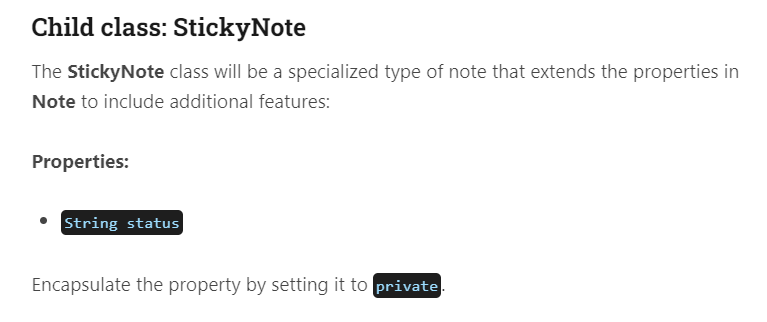 Solved You will be implementing a Sticky Note program that | Chegg.com