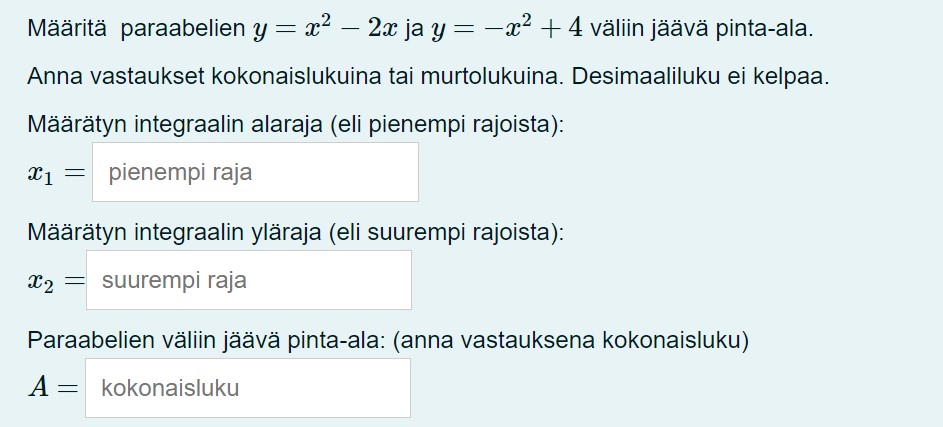 парабола 2x 2
