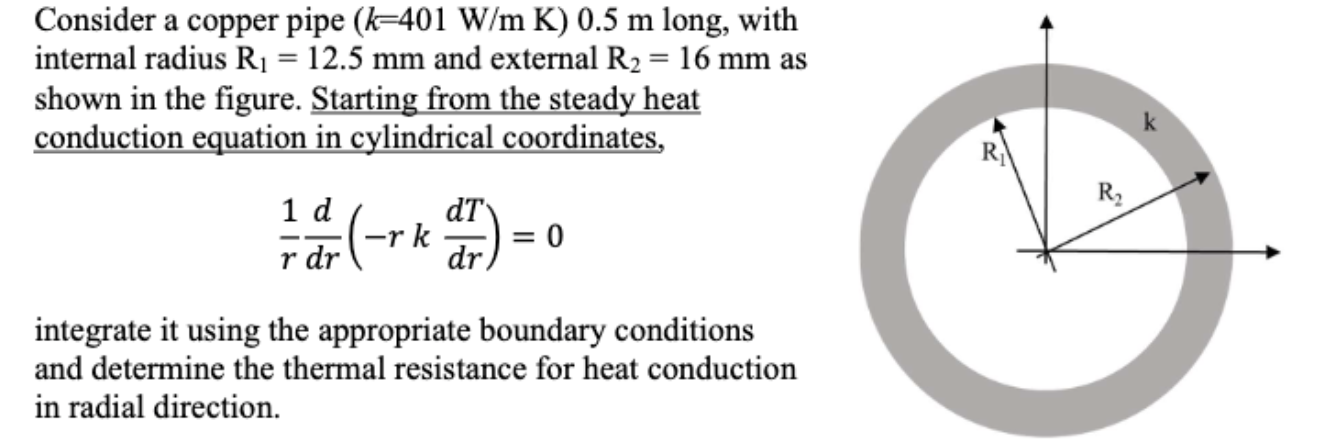 Solved Please start from the steady state heat conduction | Chegg.com