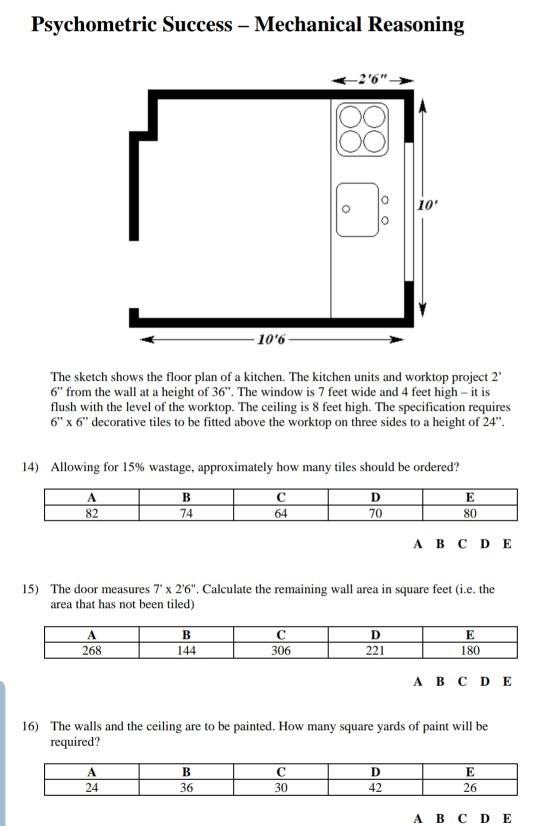 Solved Psychometric Success - Mechanical Reasoning 10'6 - | Chegg.com