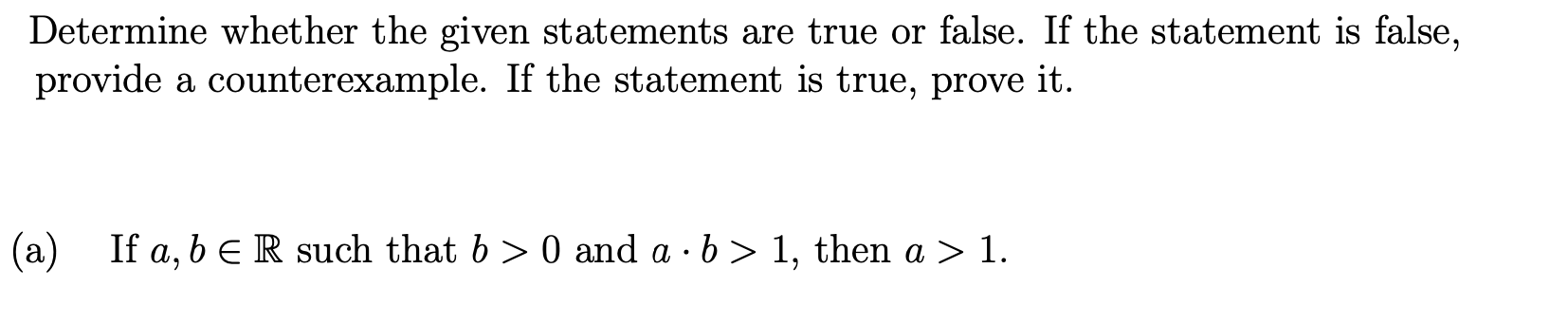 Solved Determine Whether The Given Statements Are True Or | Chegg.com