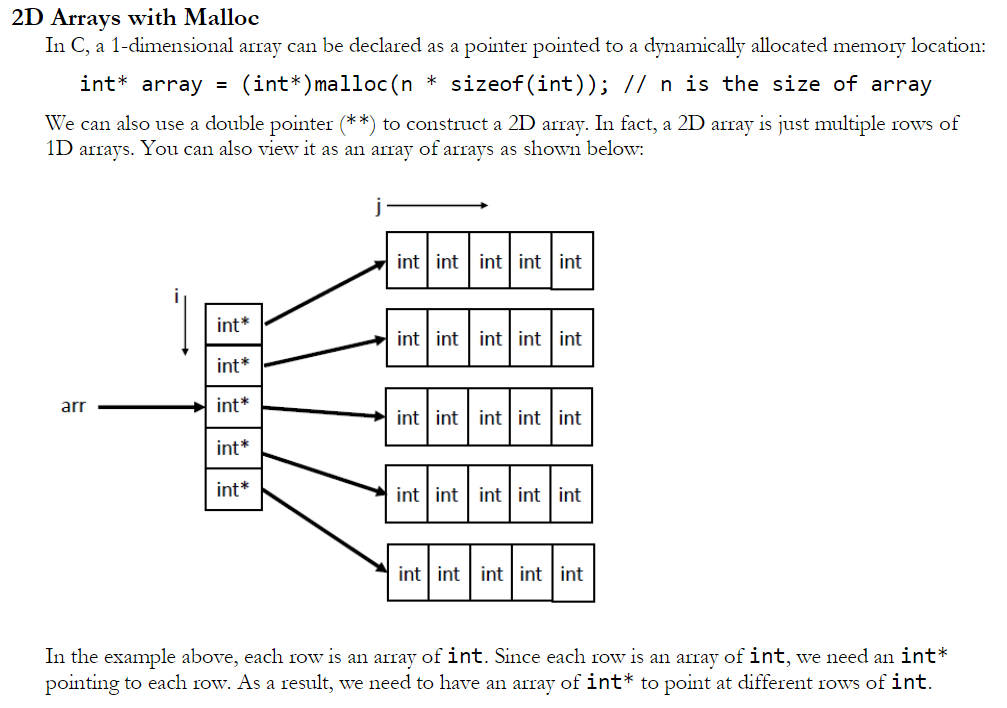 assignment to expression with array type malloc