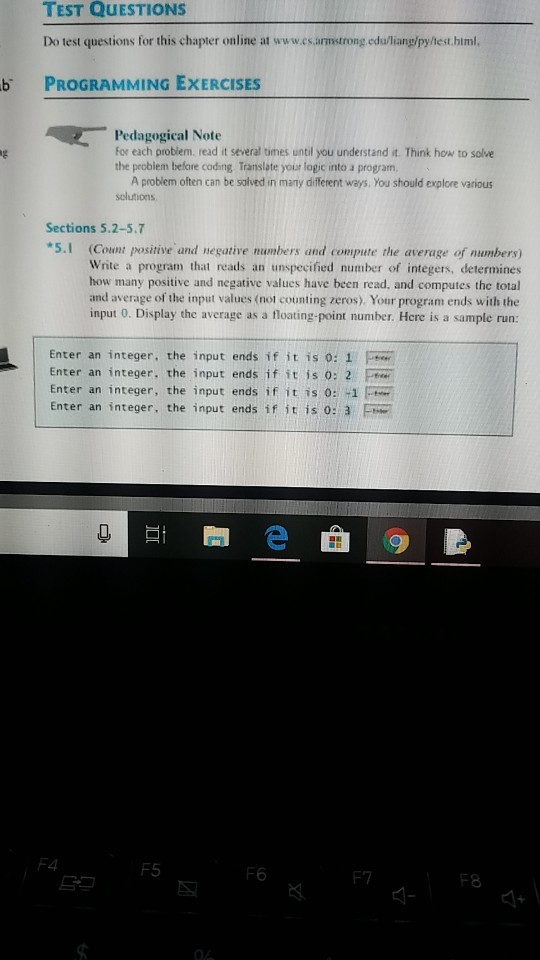 Solved TEST QUESTIONS Do test questions for this chapter | Chegg.com