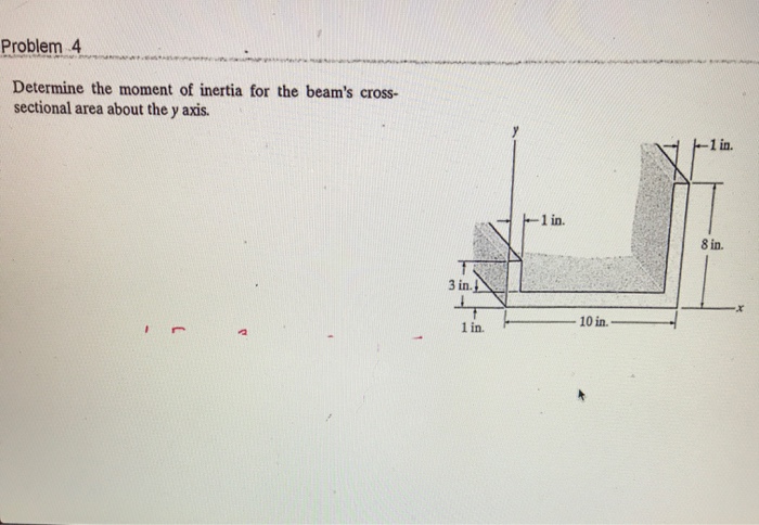 Solved Determine The Moment Of Inertia For The Beams Cross 1681