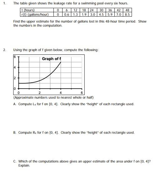 Solved 1. The table given shows the leakage rate for a | Chegg.com