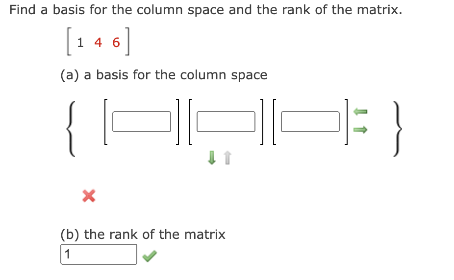 Solved Find a basis for the column space and the rank of the | Chegg.com