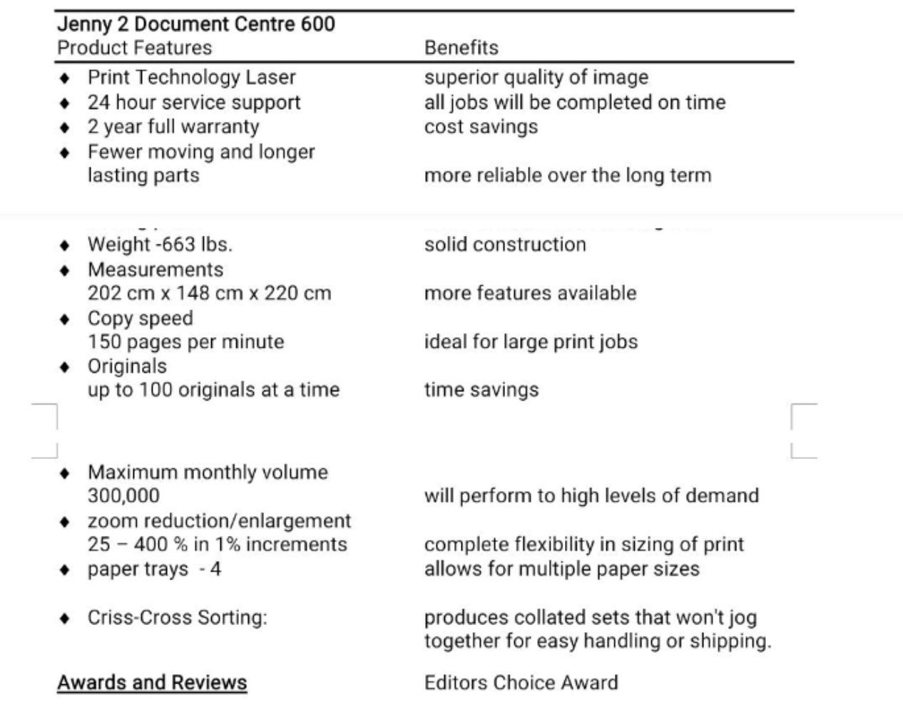 Solved Mordex Photocopier Company You have an appointment to