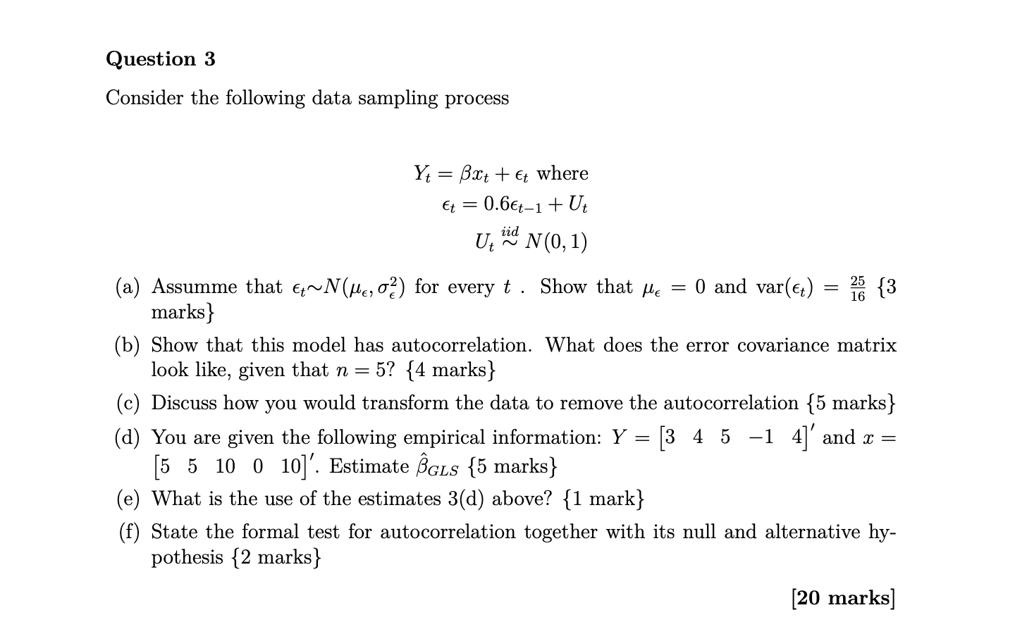 Solved Consider the following data sampling process | Chegg.com