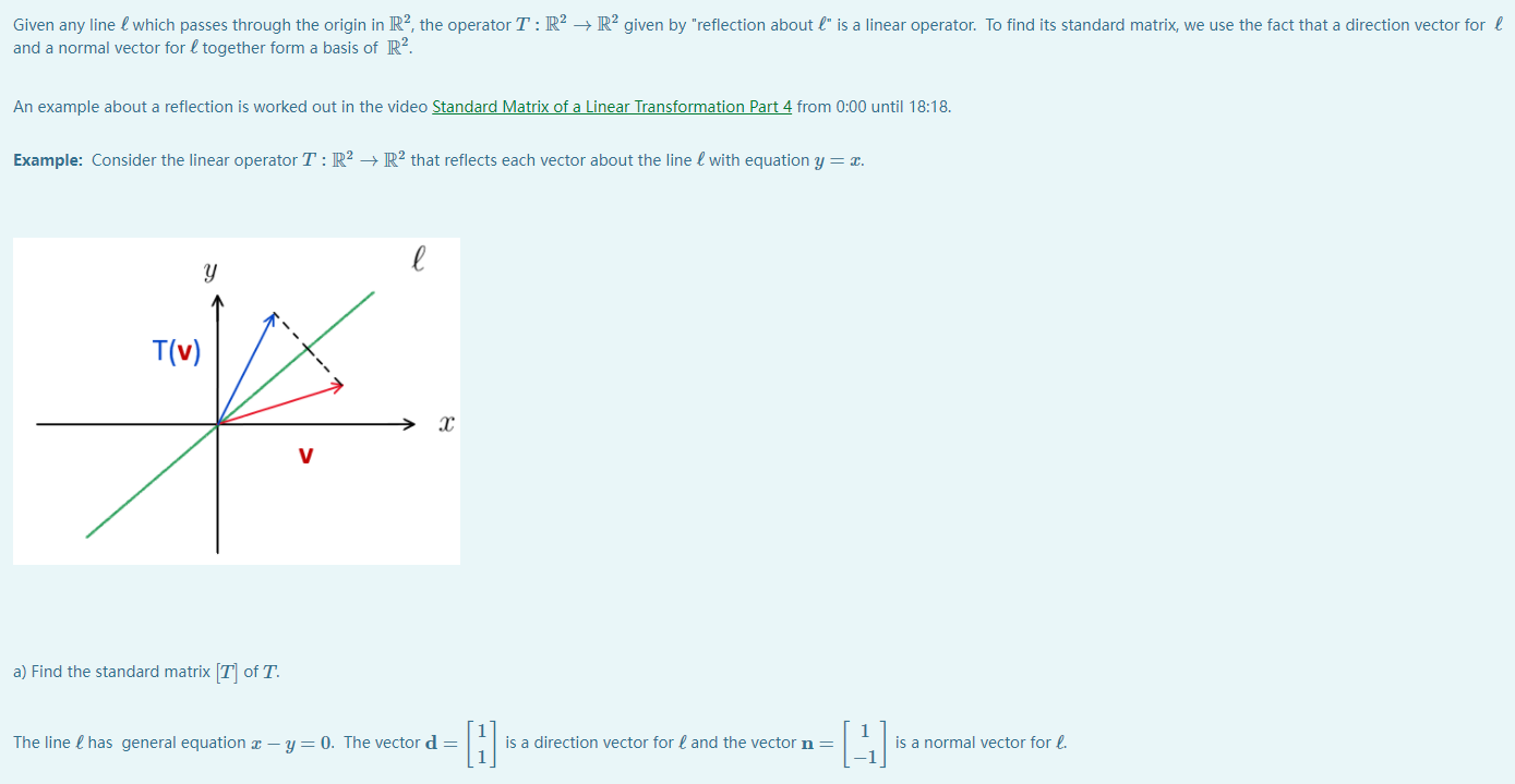 Solved Given any line & which passes through the origin in | Chegg.com