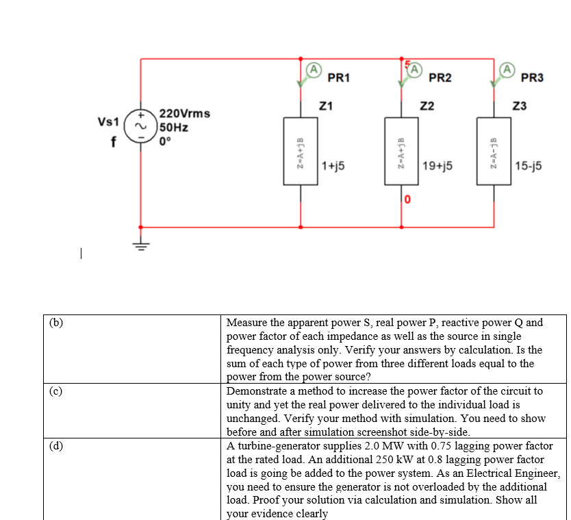 Solved Question 1 Single Phase Ac Circuit A Single Phase