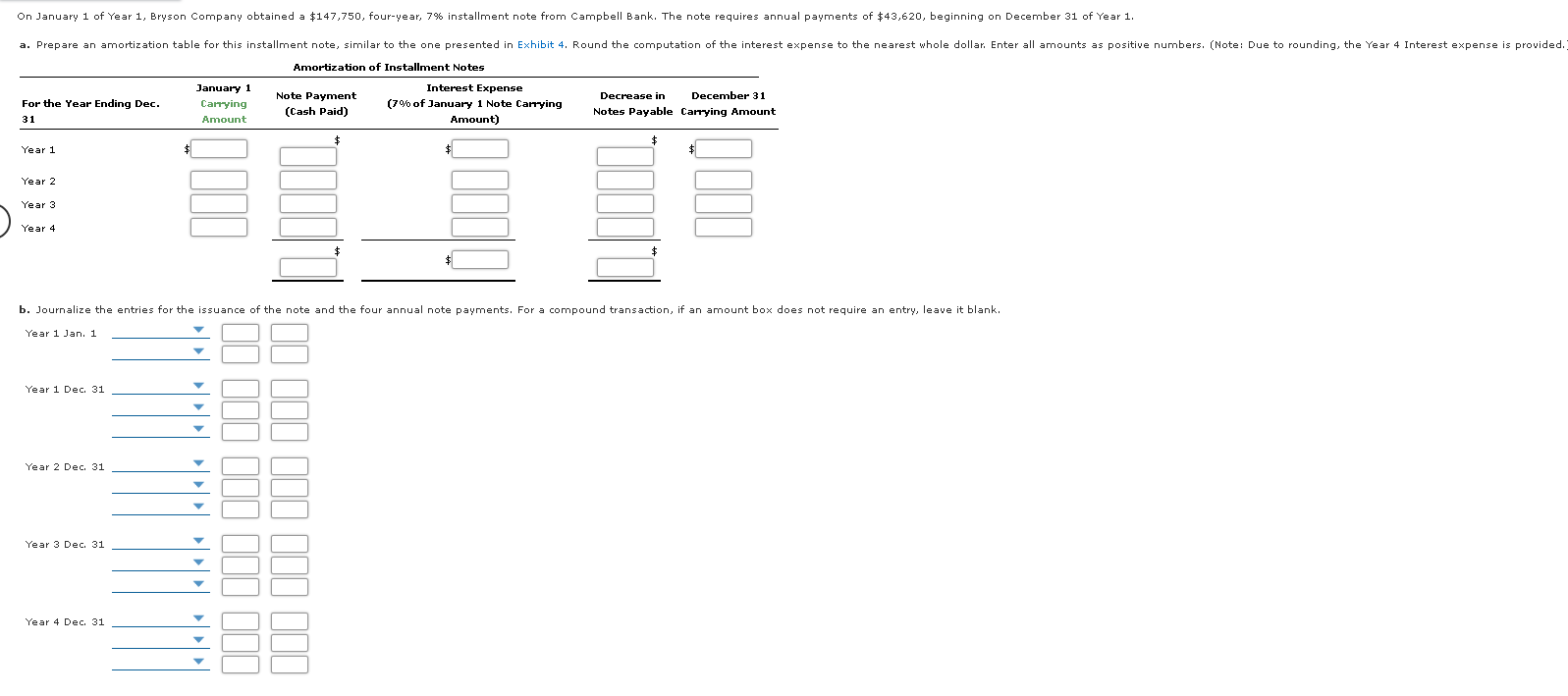Solved On January 1 of Year 1, Bryson Company obtained a