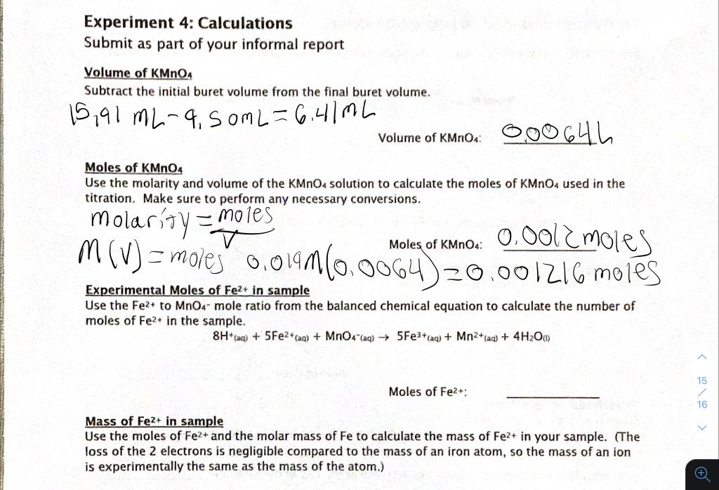 solved-use-the-fe2-to-mno4-mole-ratio-from-the-balanced-chegg