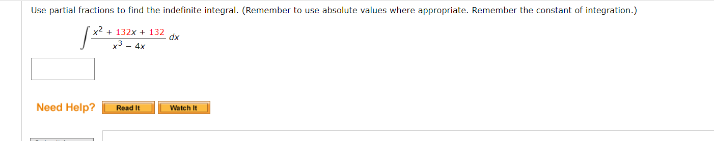 Solved Use partial fractions to find the indefinite | Chegg.com