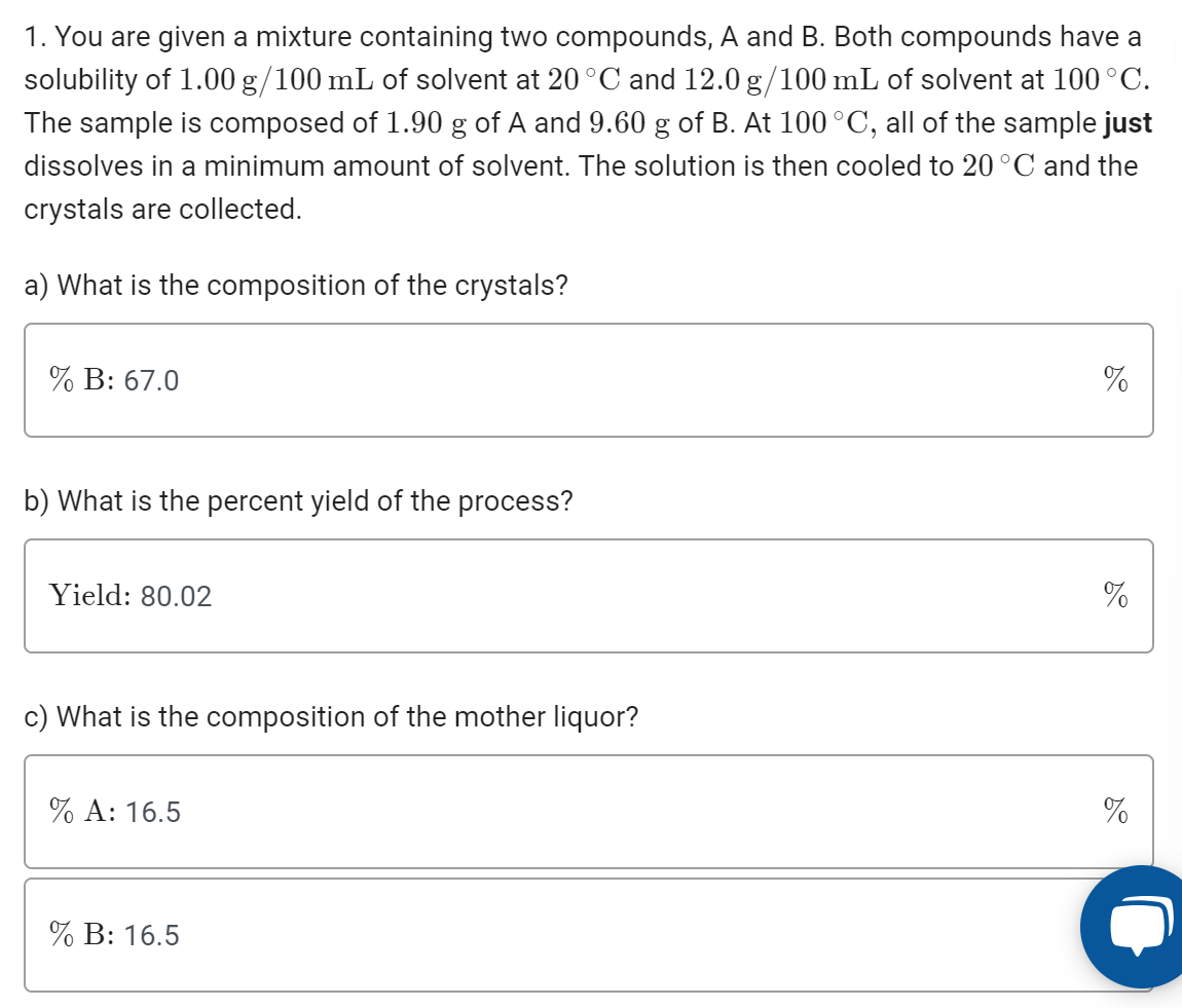 Solved You Are Given A Mixture Containing Two Compounds, A | Chegg.com